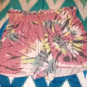 Tie dye shorts SMALL